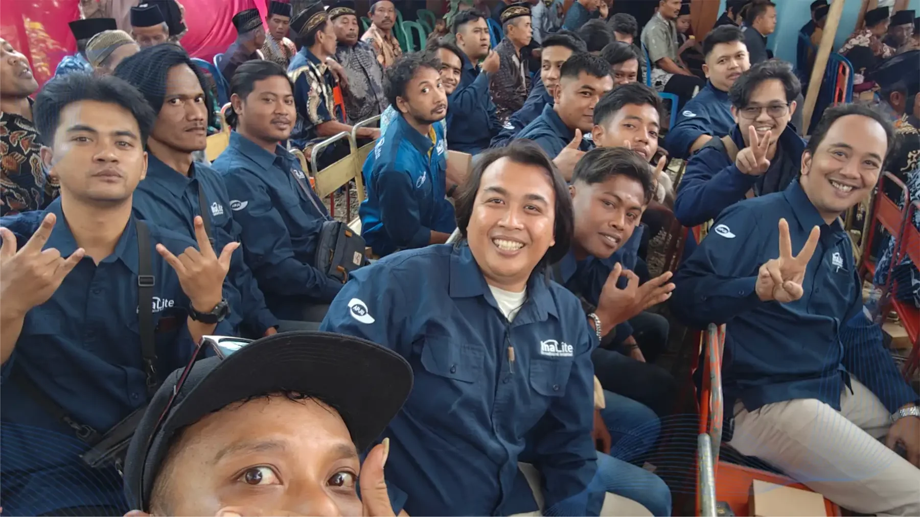 Kebersamaan tim Sandya Jawa Timur