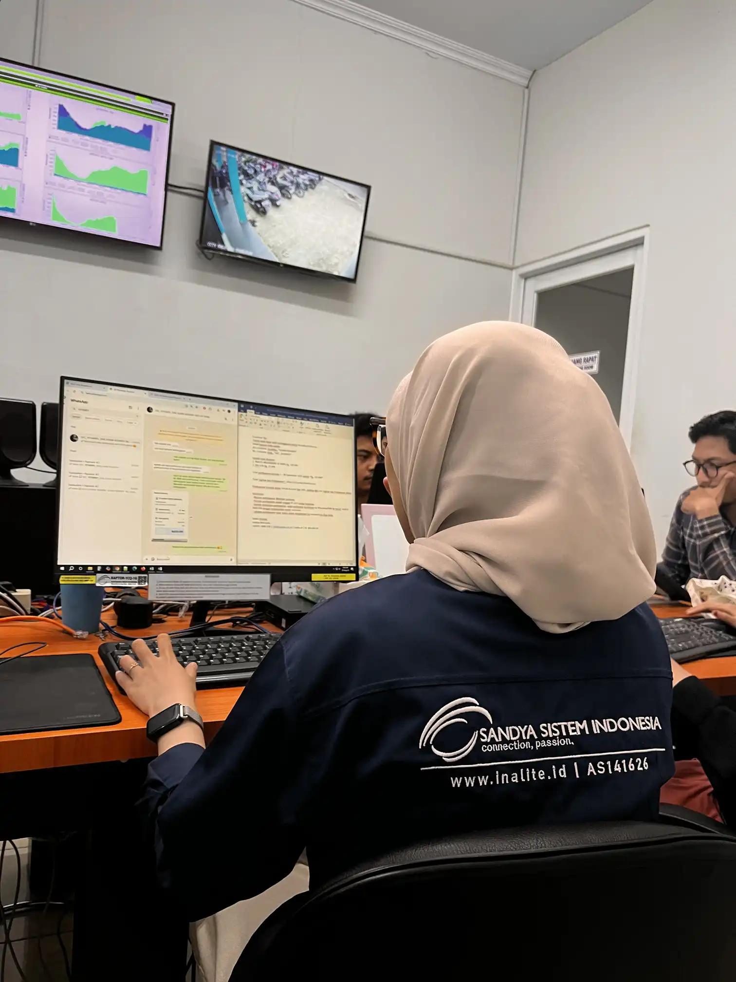 Tim layanan Sandya di wilayah Bogor