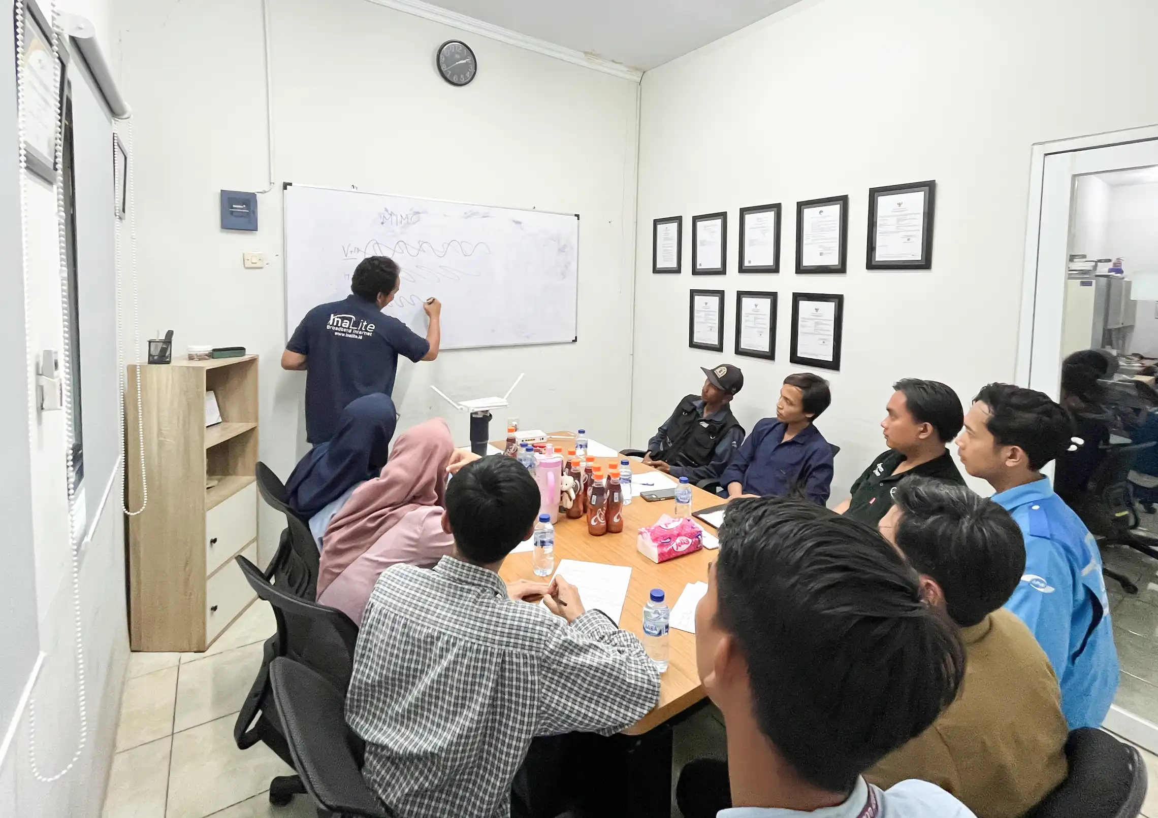 Tim Sandya mengikuti pelatihan bersama